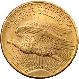 20 Dollar Double Eagle “Saint-Gaudens” guldmønt - 1907-1933