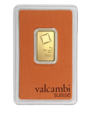Valcambi Suisse 10 gram guldbarre