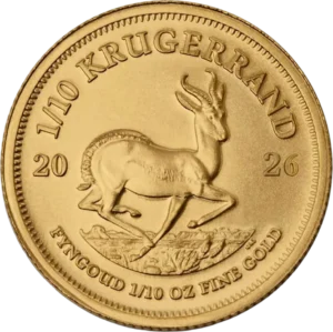 Krugerrand 1/10 oz 2026 guldmynt