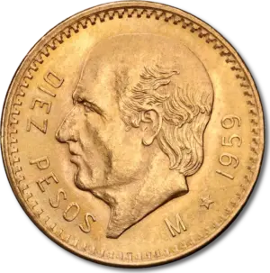 10 Mexikansk Pesos - 1905-1996