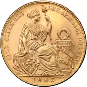 100 Soles Oro - 1950-1970