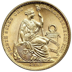 20 Soles Oro - 1950-1969