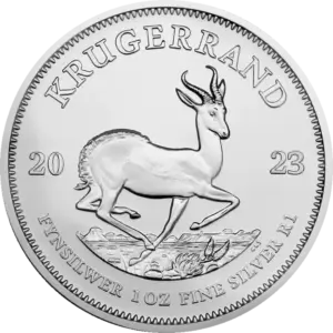 Sydafrikansk Krugerrand 1oz 2026 sølvmønt