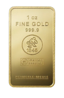 Heimerle + Meule 1 oz guldbarre