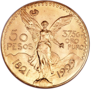 Mexicansk Centenario 50 pesos - 1823-1992