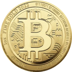 Bitcoin 1 oz guldmynt