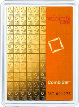 Valcambi Suisse 100 gram Combibar