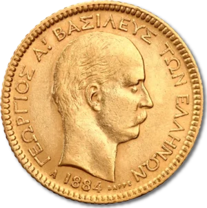 20 Drachme Grekiskt guldmynt