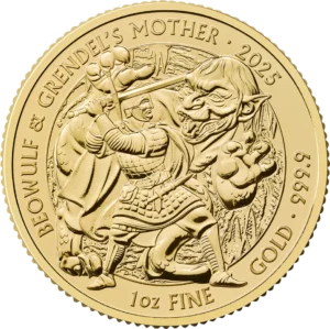 Beowulf & Grendel Myter och Legender 1 oz guldmynt